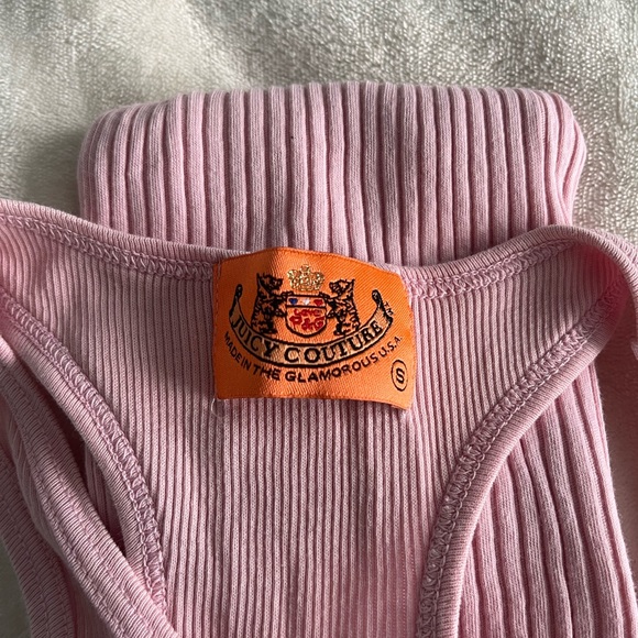 Juicy Couture Light Pink Ribbed Tank Top - Picture 4 of 4